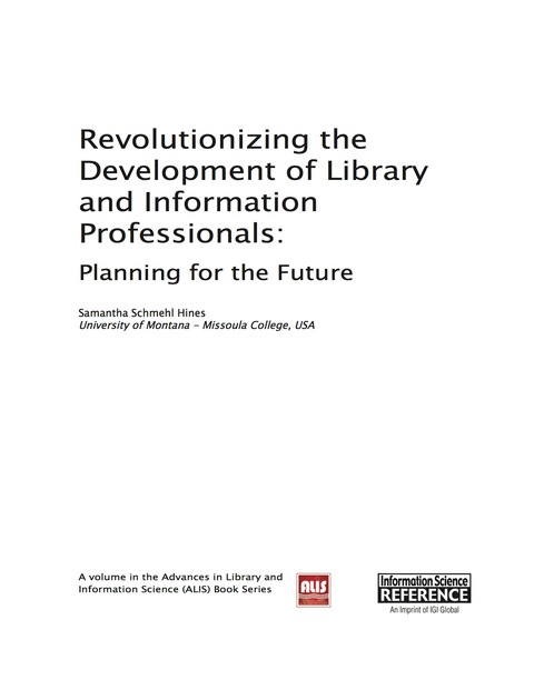 Cover image for book Revolutionizing the Development of Library and Information Professionals