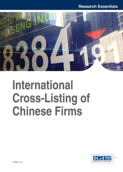 Cover image for book International Cross-Listing of Chinese Firms