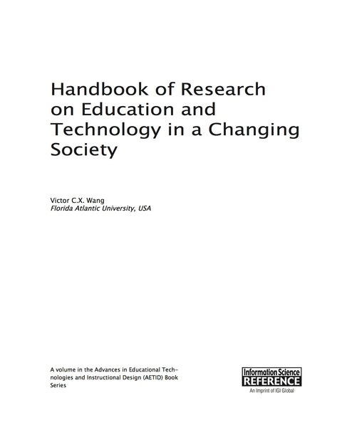 Cover image for book Handbook of Research on Education and Technology in a Changing Society