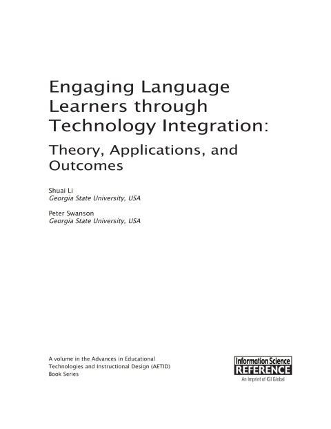 Cover image for book Engaging Language Learners through Technology Integration