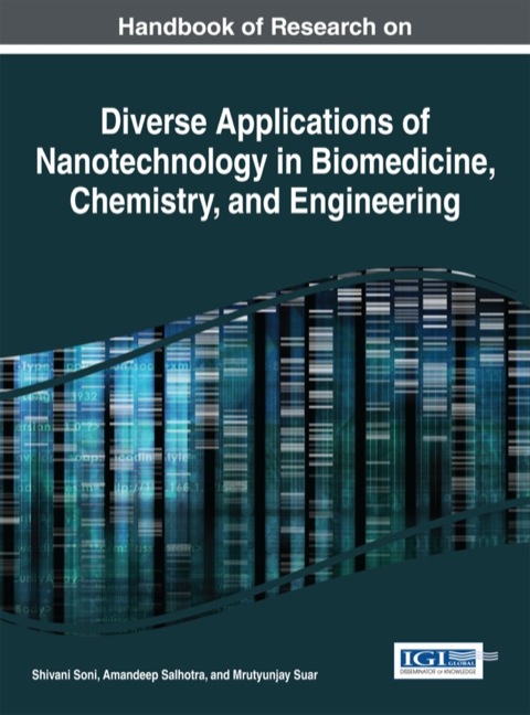 Cover image for book Handbook of Research on Diverse Applications of Nanotechnology in Biomedicine, Chemistry, and Engineering