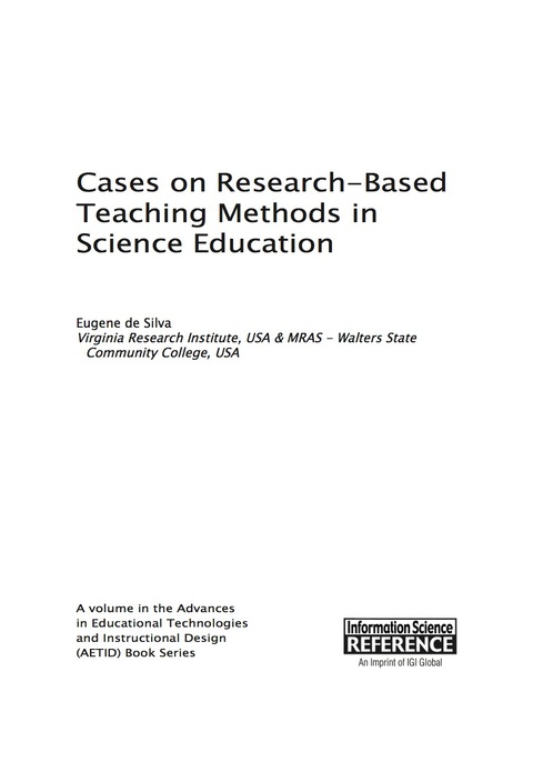 Cover image for book Cases on Research-Based Teaching Methods in Science Education