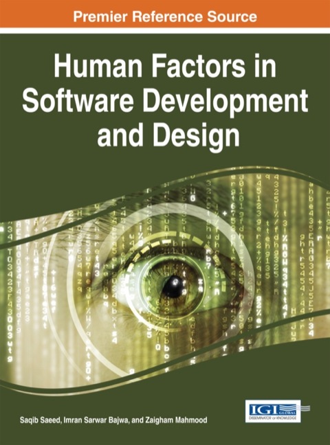 Cover image for book Human Factors in Software Development and Design