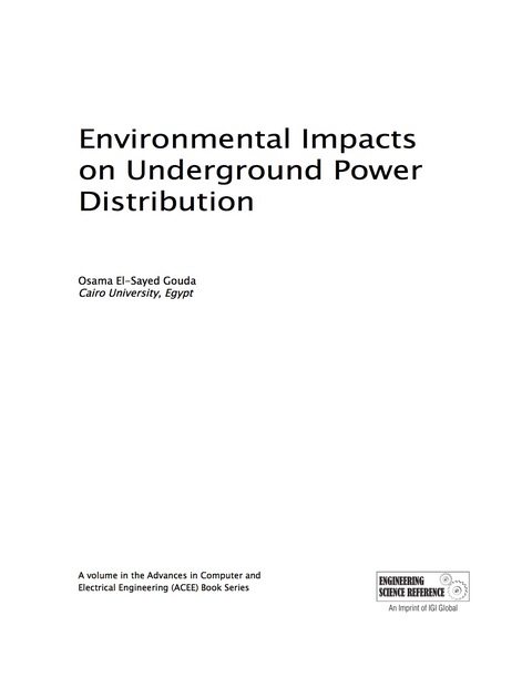 Cover image for book Environmental Impacts on Underground Power Distribution