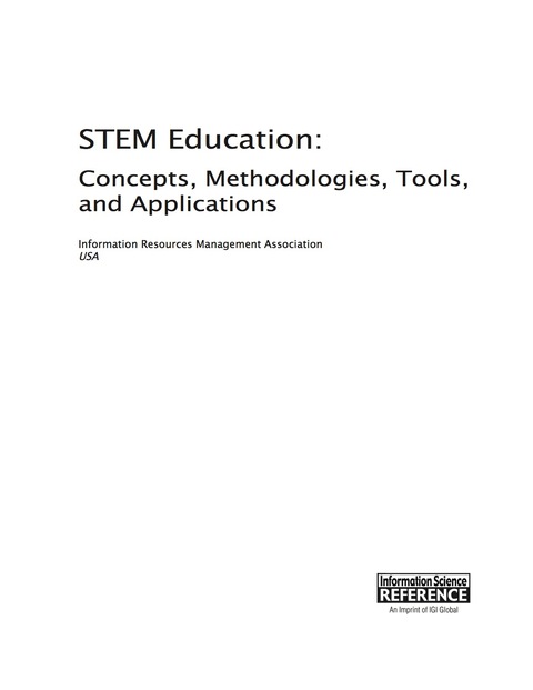 Cover image for book STEM Education: Concepts, Methodologies, Tools, and Applications