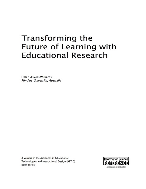 Cover image for book Transforming the Future of Learning with Educational Research