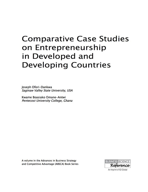 Cover image for book Comparative Case Studies on Entrepreneurship in Developed and Developing Countries