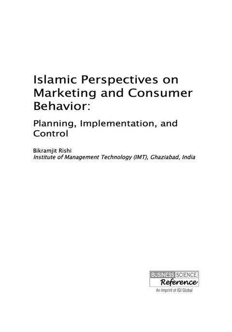 Cover image for book Islamic Perspectives on Marketing and Consumer Behavior