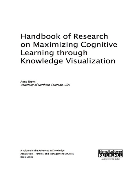 Cover image for book Handbook of Research on Maximizing Cognitive Learning through Knowledge Visualization
