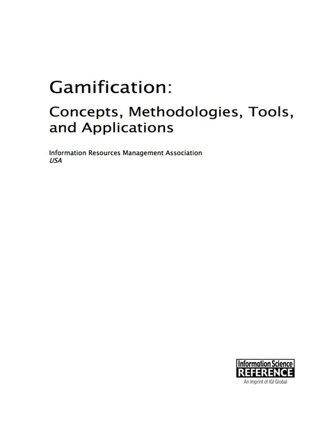 Cover image for book Gamification: Concepts, Methodologies, Tools, and Applications