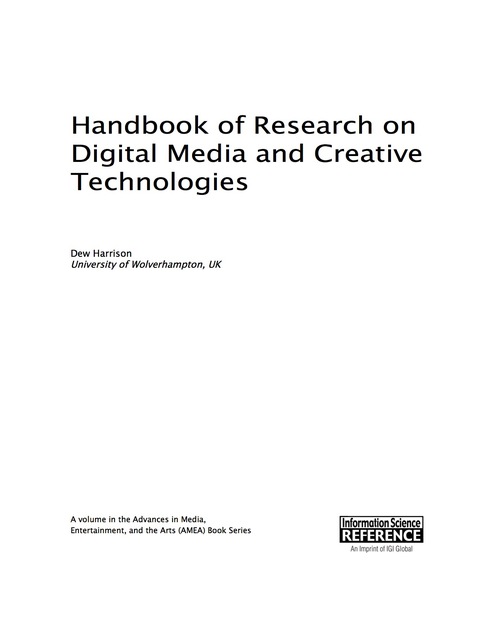 Cover image for book Handbook of Research on Digital Media and Creative Technologies