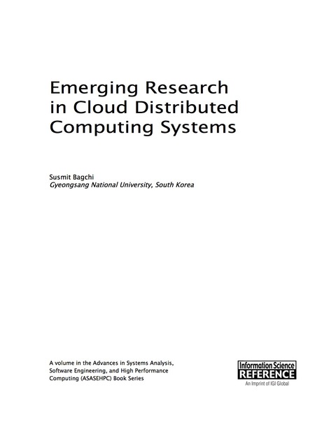 Cover image for book Emerging Research in Cloud Distributed Computing Systems