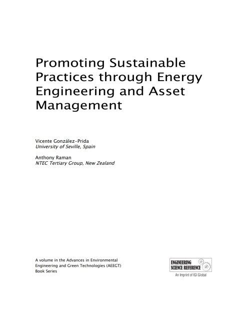 Cover image for book Promoting Sustainable Practices through Energy Engineering and Asset Management