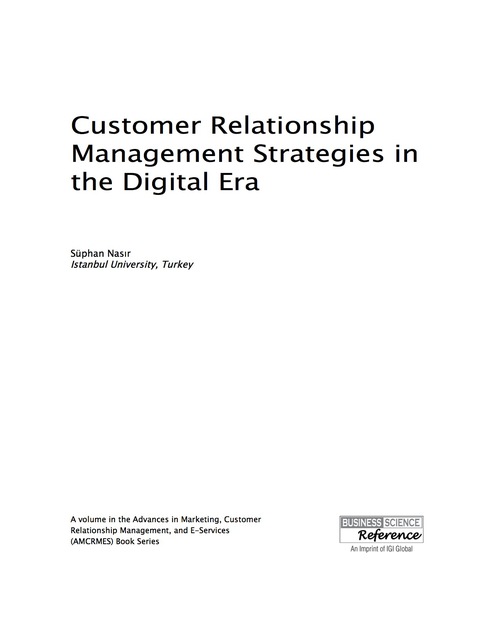Cover image for book Customer Relationship Management Strategies in the Digital Era