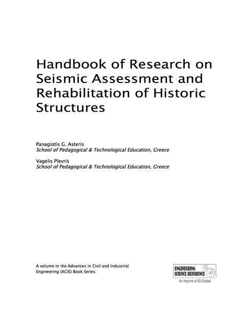 Cover image for book Handbook of Research on Seismic Assessment and Rehabilitation of Historic Structures