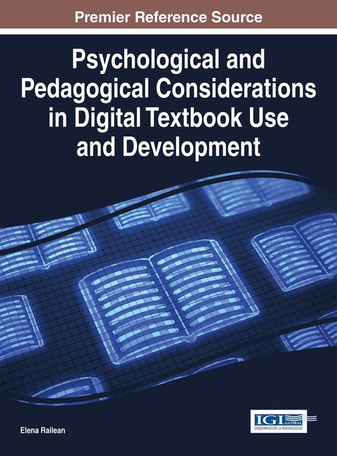 Cover image for book Psychological and Pedagogical Considerations in Digital Textbook Use and Development