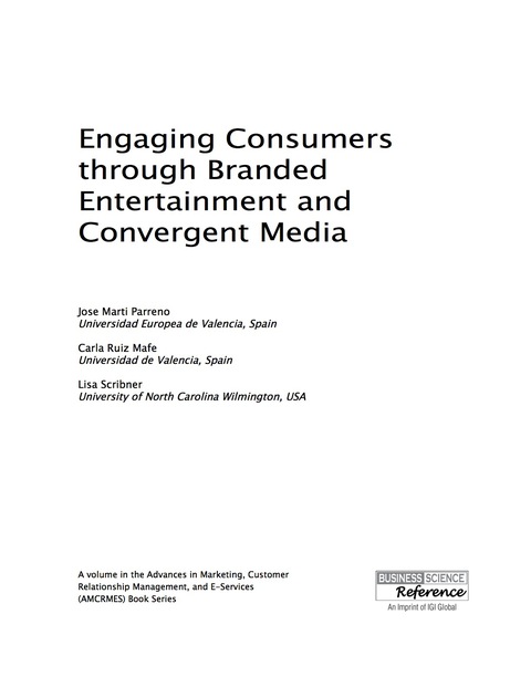Cover image for book Engaging Consumers through Branded Entertainment and Convergent Media
