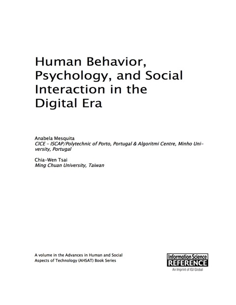 Cover image for book Human Behavior, Psychology, and Social Interaction in the Digital Era