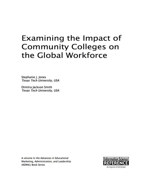 Cover image for book Examining the Impact of Community Colleges on the Global Workforce