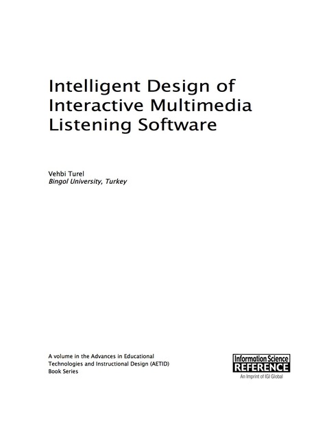 Cover image for book Intelligent Design of Interactive Multimedia Listening Software