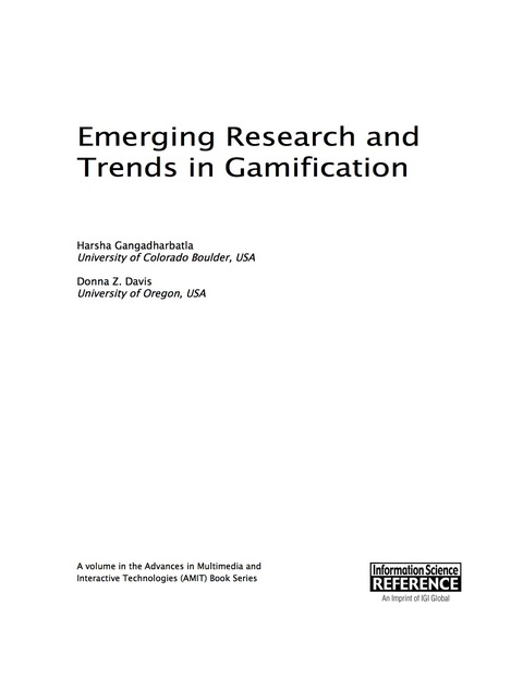Cover image for book Emerging Research and Trends in Gamification