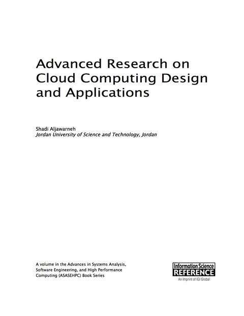 Cover image for book Advanced Research on Cloud Computing Design and Applications