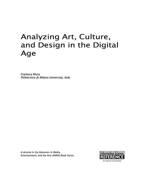 Cover image for book Analyzing Art, Culture, and Design in the Digital Age