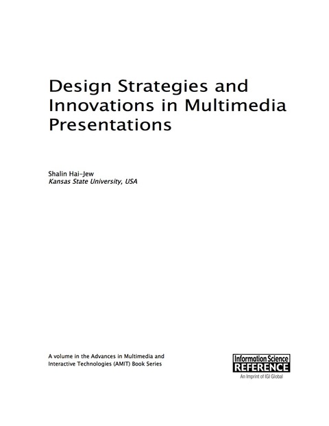 Cover image for book Design Strategies and Innovations in Multimedia Presentations