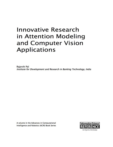 Cover image for book Innovative Research in Attention Modeling and Computer Vision Applications