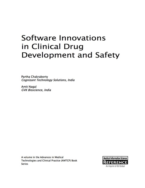 Cover image for book Software Innovations in Clinical Drug Development and Safety