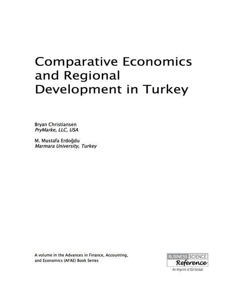 Cover image for book Comparative Economics and Regional Development in Turkey