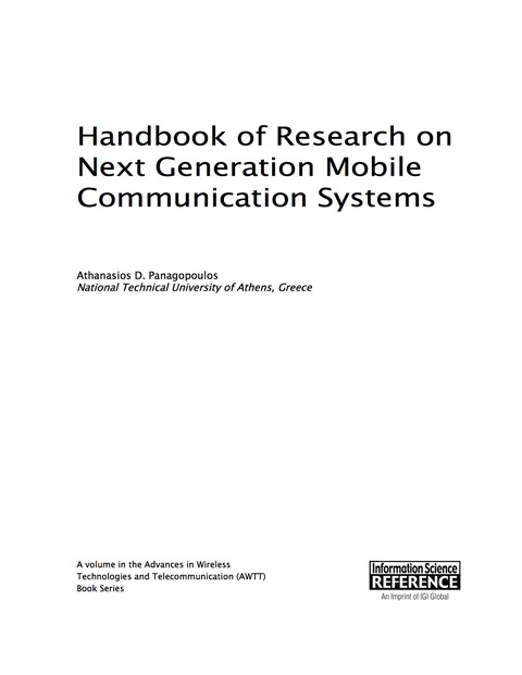 Cover image for book Handbook of Research on Next Generation Mobile Communication Systems