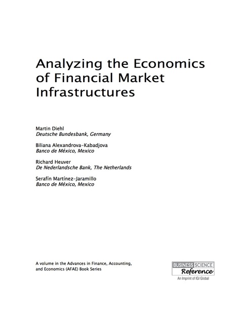 Cover image for book Analyzing the Economics of Financial Market Infrastructures