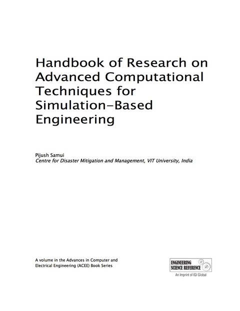 Cover image for book Handbook of Research on Advanced Computational Techniques for Simulation-Based Engineering