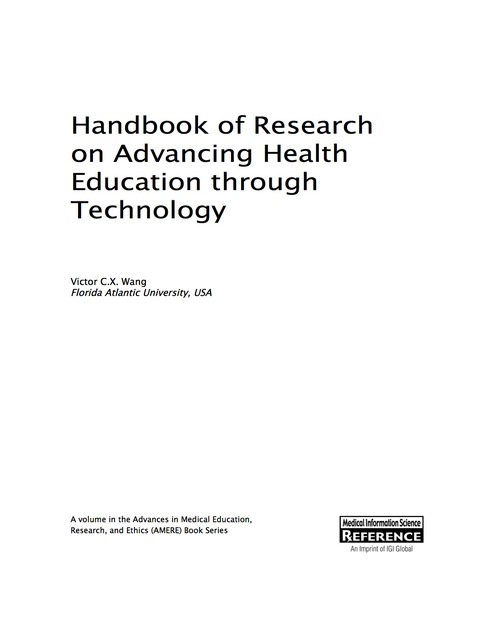 Cover image for book Handbook of Research on Advancing Health Education through Technology