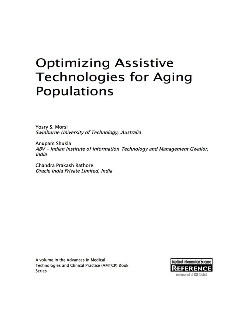 Cover image for book Optimizing Assistive Technologies for Aging Populations