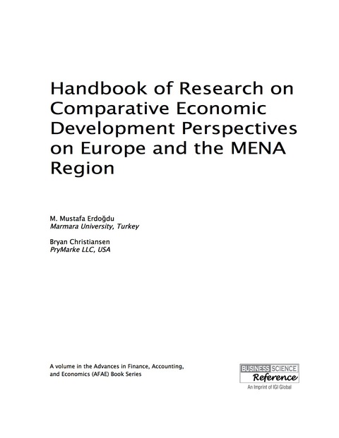 Cover image for book Handbook of Research on Comparative Economic Development Perspectives on Europe and the MENA Region