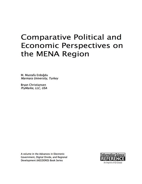 Cover image for book Comparative Political and Economic Perspectives on the MENA Region