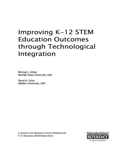 Cover image for book Improving K-12 STEM Education Outcomes through Technological Integration