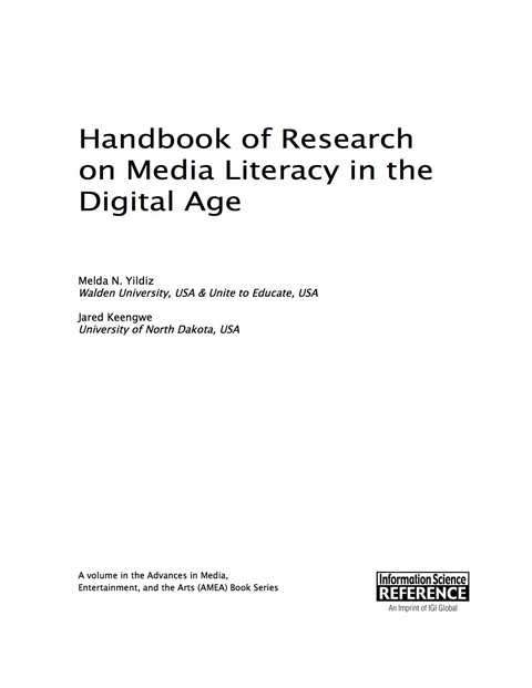 Cover image for book Handbook of Research on Media Literacy in the Digital Age