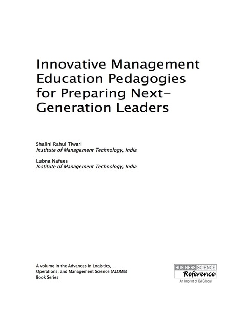 Cover image for book Innovative Management Education Pedagogies for Preparing Next-Generation Leaders