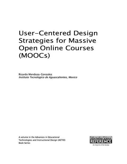 Cover image for book User-Centered Design Strategies for Massive Open Online Courses (MOOCs)