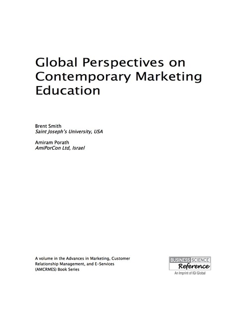 Cover image for book Global Perspectives on Contemporary Marketing Education