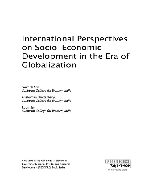 Cover image for book International Perspectives on Socio-Economic Development in the Era of Globalization