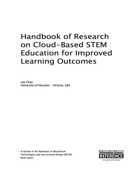 Cover image for book Handbook of Research on Cloud-Based STEM Education for Improved Learning Outcomes