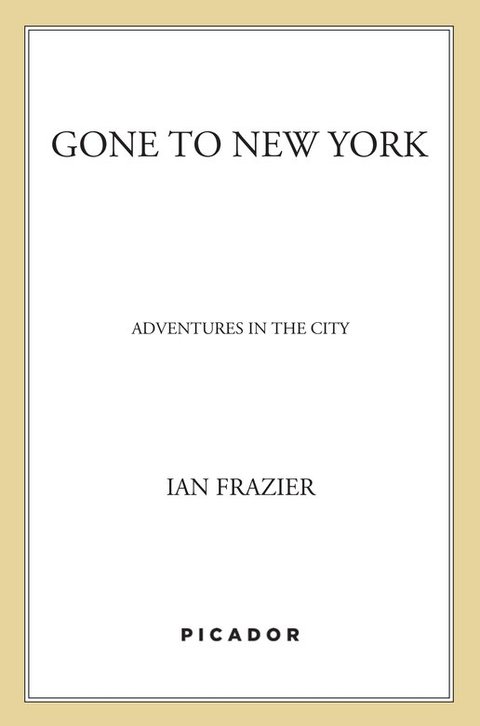 Cover image for book Gone to New York