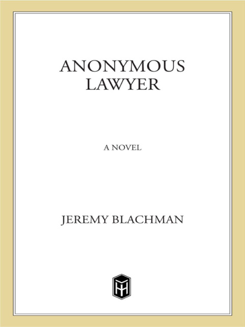 Cover image for book Anonymous Lawyer