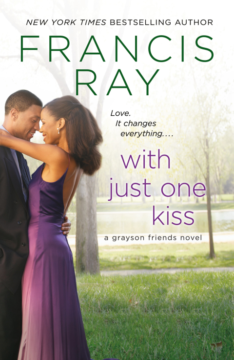 Cover image for book With Just One Kiss