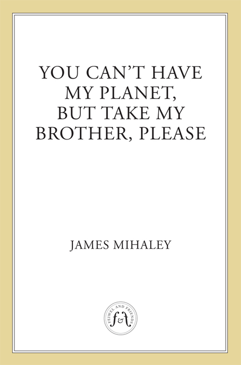 Cover image for book You Can't Have My Planet