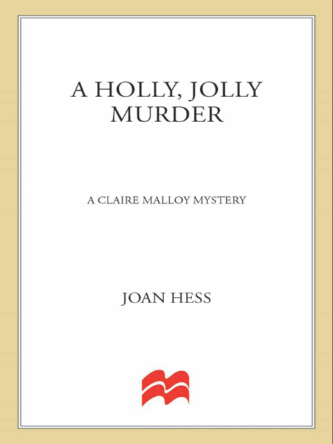 Cover image for book A Holly, Jolly Murder